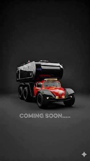 Volkswagen | Beetle 6×6 Expedition Camper | “Coastal Cruiser” – AI digital design This extreme build takes the beloved 1967 Volkswagen Beetle and reimagines it as a 6×6 overland camper. Finished in deep gloss black with gold-accented expedition pod, it rides on massive off-road tires built for sand, surf, and beyond. The warm wood interior, orange leather seating, and panoramic skylight turn this beach beast into a luxury oceanfront escape on wheels. #volkswagen #beetle6x6 #overlandcamper #beach