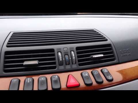 Mercedes A/C heater center vent HOW TO work (Mercedes BMW Audi VW: center vent operation) BRC