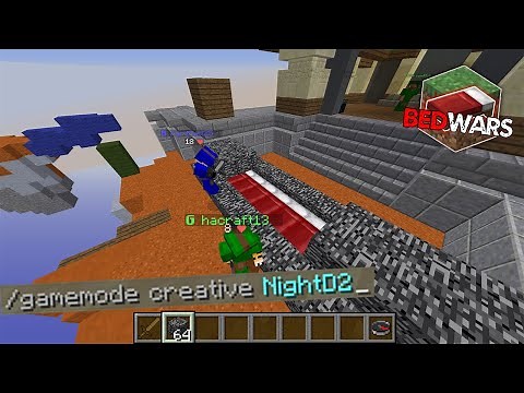 Jadi Aku Main Bedwars Gamemode Creative..