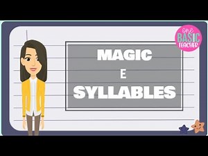 Syllabication with CVCe Words Reading and Writing For Kids