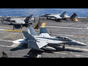 U.S. Navy • Flight Operations Aboard Third Nimitz-class Super Carrier At Sea