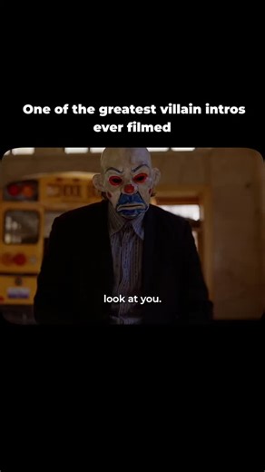 Cinephile on Instagram: "🃏 Joker’s Introduction Scene — The Dark Knight (2008) The opening scene of entity["movie","The Dark Knight","2008 batman film"] introduces the Joker in one of the most iconic ways cinema has ever done it—without even naming him at first. 🔍 What happens in the scene? The film opens with a bank robbery in Gotham. A group of masked clowns carry out the heist, calmly and methodically. One by one, the clowns eliminate each other, following instructions given anonymously.