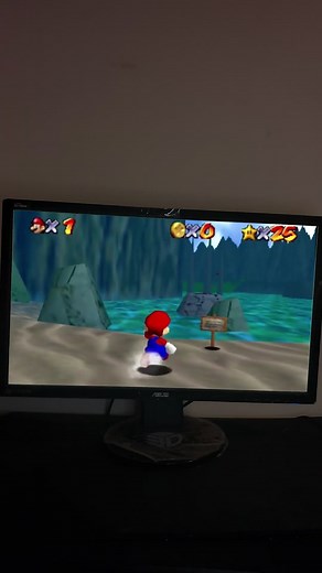 Encounter with the Eel in Super Mario 64!