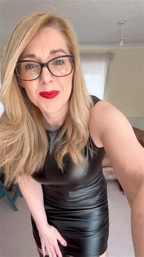Leather Dress and Thigh High Boots #ootd #thighhighboots #nylon #fashion #overthekneeboots #boots