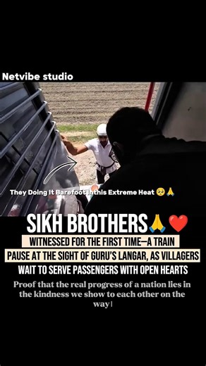 REAL INDIA ❤️ Loco Pilot Halts Train as Villagers Serve Free Sharbat! #wholesome #information #love