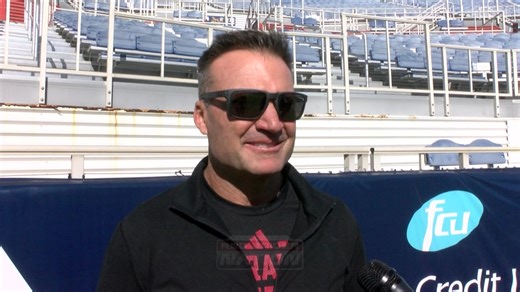 NFL Hall of Famer and Texas Tech legend Zach Thomas was on hand for the Red Raiders practice today. We asked him about Jacob Rodriguez and the comparisons between the two. | David Collier