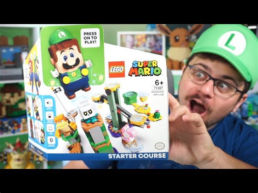 Lego Luigi unboxing!