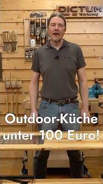 DIY Outdoor Kitchen for under €100 from a Beer Garden Table Set! Upcycling Project