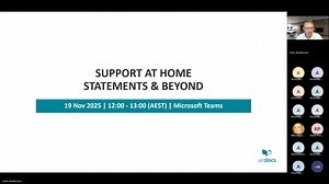 Webinar_Support at Home Statements & Beyond Webinar for Care Providers_19Nov2025