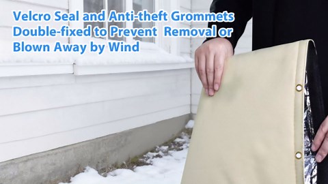 Round Well Head Cover (5°F) - Insulated Well Pump Cover - Decorative Well Pump Covers - Thickened 3 Layers Well Covers for Water Wells Freeze Proof, 16"Dia x 32"H, Beige