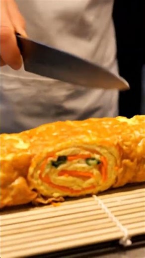 Fastest Korean Street Egg Roll Rolled Omelette ASMR #koreanfood #satisfying #eggs #streetfood
