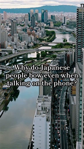Why do Japanese people bow even when talking on the phone?