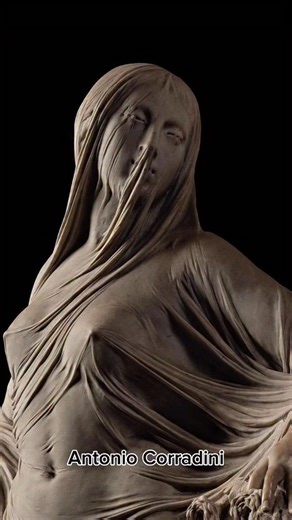 SCULPTURES WHERE MARBLE IS PROCESSED LIKE TULLE