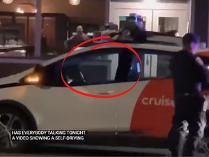 Police left shocked as they pull over driver-less vehicle