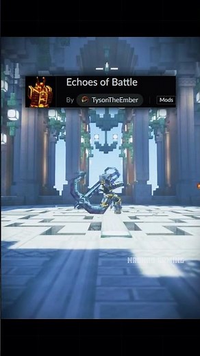 [Echoes of Battle] Minecraft Best Mods #shorts