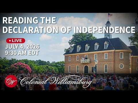 Thomas Jefferson Reads the Declaration of Independence