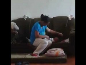 Woman slapping newborn sparks outrage