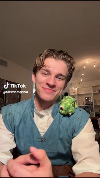 Flynn Rider Tangled Cosplay and Song Performance