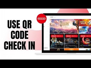 HOW TO USE QR CODE CHECK IN ON NINTENDO