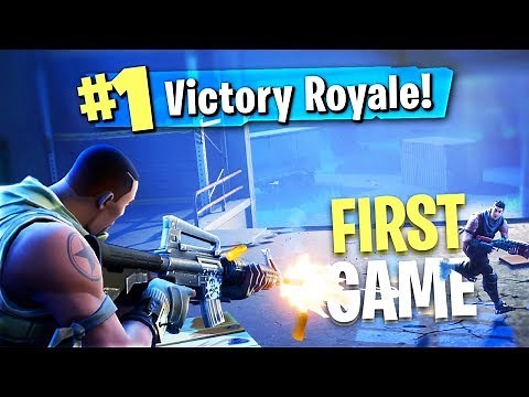 HOW TO WIN IN FORTNITE: BATTLE ROYALE?! (RANKED #1) - First Game in Fortnite: Battle Royale