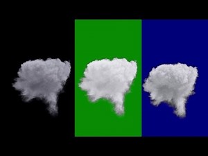 Smoke Explosion Black, Green and Blue Screen Effect Animation