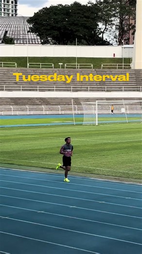 Interval Running Workout at Stadium Merdeka