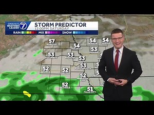 Staying warm Valentine's Day with showers south of the Omaha area