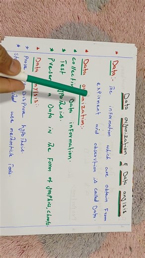 Data Organization & Data Analysis in few seconds | Easy Explanation