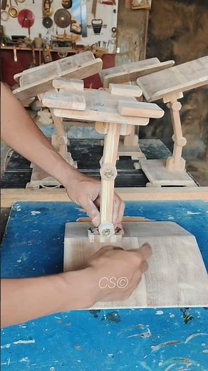 assemble a reading table with a design that can be adjusted in height #woodworkingideas #diycraft