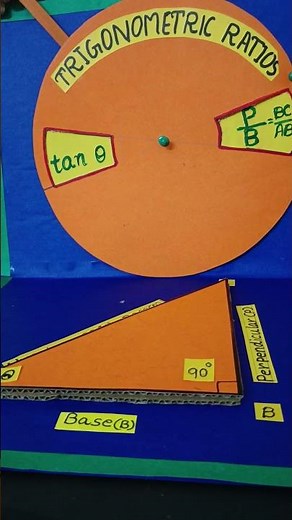Trigonometric ratios | maths working model l trigonometry projects l Exhibition model for school