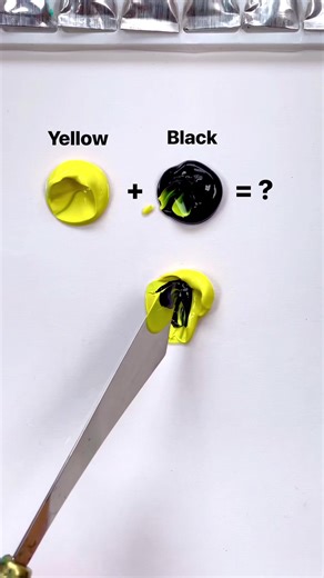 Unexpected color recipes #paintmixing #colormixing #satisfying #asmr #guessthecolor