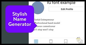 Stylish Name Creator - Generate & Make Cool Names ✓♥