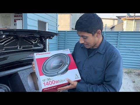12 Inch Pioneer Subwoofer TS-1200M Review and Unboxing ! 🔊
