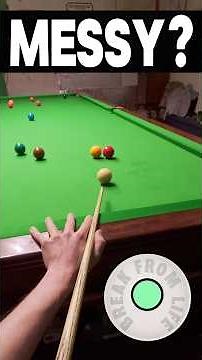 Snooker Practice Break Messy Table? 🫟 GoPro Headcam POV