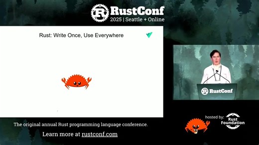 Rust 在量化交易中的应用: "一次编写，随处使用" - 赞助商闪电演讲 (Virtu) - Conrad Wehner | Rust Foundation