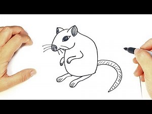 Como dibujar un Jerbo paso a paso | Dibujo facil de Jerbo