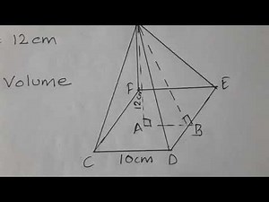 How to Find Total Surface Area and Volume of Pyramid | problems of Pyramid long questions