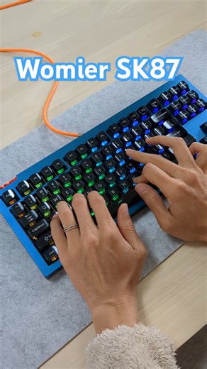 Womier SK87 - A Super Thocky Keyboard #mechanicalkeyboard #customkeyboard
