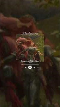 Khachaturian - Spartacus, Adagio #classicalmusic #music #orchestra #goosebumps #heavenly #fyp #viral