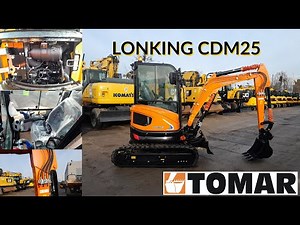 LONKING CDM25 2025 8888 tel +48 575 316 333 mini excavator minikoprka gasienicowa
