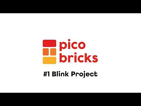 My First Project with Picobricks: Learn to Control a Red LED with BricksIDE! #1