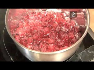How To Prepare Raspberry Glaze Dessert