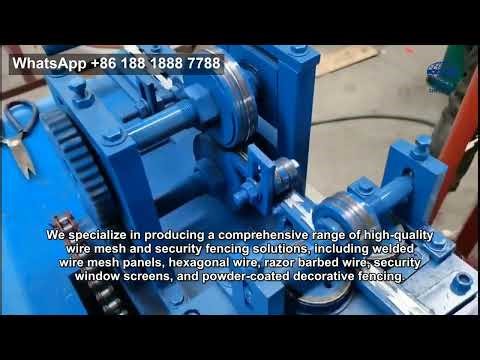 High-Speed Razor Wire Machine V5: Fully Automated Production Line | ANJIA GROUP