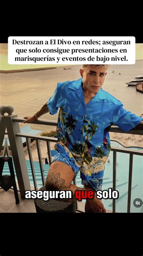 Destrozan a El Divo en redes; aseguran que solo consigue presentaciones en marisquerías y eventos de bajo nivel. #eldivo #eldivodeplacetas #lacasadelosfamosostelemundo #telemundo
