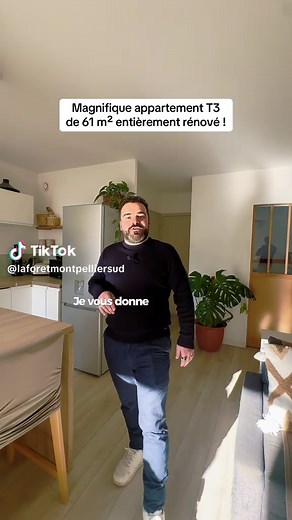 Magnifique appartement T3 à Montpellier ! 🔨 Mickael vous présente ce superbe T3 de 61 m², entièrement rénové, situé au 2ᵉ étage sur 3 d’une résidence calme et sécurisée 🏡 Ses atouts : • Une pièce de vie lumineuse avec cuisine moderne et équipée • 2 belles chambres • Une terrasse avec vue dégagée, parfaite pour se détendre • Climatisation réversible • Box fermé en sous-sol avec électricité 📍 Quartier recherché de la Chamberte 🚋 Tramway ligne 5 à 15 min à pied Un bien idéal pour un couple, une