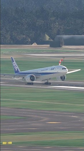 MSFS2020 | BOEING 777 ANA AIRLINES BUTTER LANDING at TOKYO NARITA AIRPORT 🇯🇵