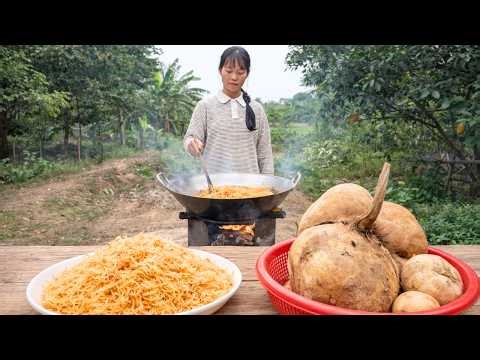 You Won’t Believe Jicama Can Become This Crispy Floss