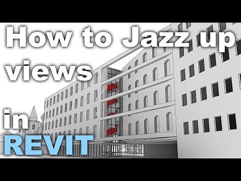 How to Jazz up Hidden Line Views in Revit Tutorial