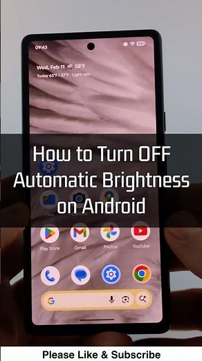 How to Turn OFF Automatic Brightness on Android