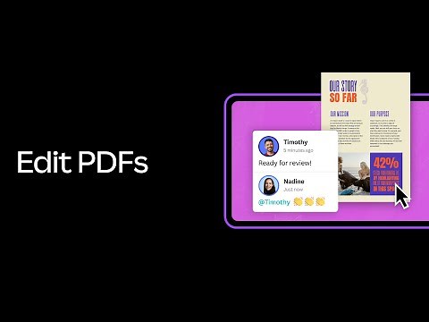 Edit PDFs | Canva for Nonprofits